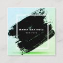 Search for paint brush business cards Minimal