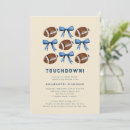 Search for football baby shower invitations Touchdown