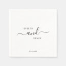 Search for monogrammed beverage napkins Elegant script