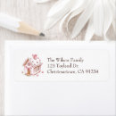 Search for gingerbread return address labels Pink