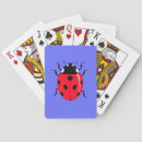 Search for ladybug playing cards Red