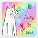 Search for kindness stickers Typography