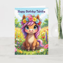 Search for funny horse birthday cards Colorful