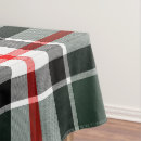 Search for black and white checkered tablecloths Tartan