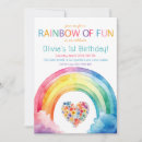 Search for rainbow clouds invitations Rainbow of fun