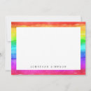 Search for rainbow note cards Stripes