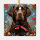 Search for chocolate lab ornaments Pets