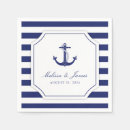 Search for navy blue and white stripes napkins Anchor