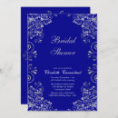 Search for royal blue bridal shower invitations Pattern
