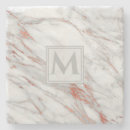 Search for marble monogram coasters Modern