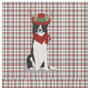 Search for funny christmas fabric Dogs