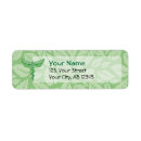 Search for medical doctor return address labels Caduceus