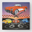 Search for red truck clocks Retro