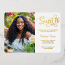 Search for photo sweet 16 invitations Calligraphy