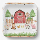 Search for farm animal baby shower plates Cow