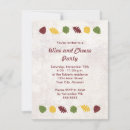 Search for wine and cheese party invitations Fall
