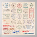 Search for vintage postage stamps art Travel