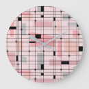 Search for pink clocks Geometric pattern