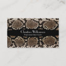 Search for snake business cards Chic