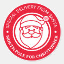 Search for please deliver to labels From santa claus