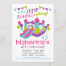 Search for jump and play birthday invitations Girl