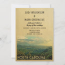 Search for blue ridge mountains invitations North carolina