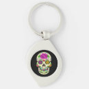 Search for day of the dead keychains Dia de los muertos