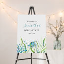Search for signs baby boy shower party decor Watercolor