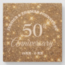 Search for 50th anniversary coasters Glitter
