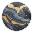 Search for navy blue knobs and pulls Gold