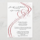 Search for two hearts wedding invitations Elegant