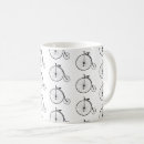 Search for bicycle mugs Black and white