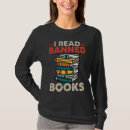Search for i read banned books womens tshirts Bookworm