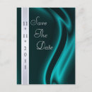 Search for teal silver save the dates Bridal