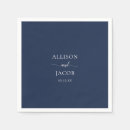 Search for navy blue wedding napkins Script