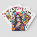 Search for skull playing cards Flowers