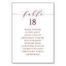 Search for burgundy table cards Minimalist