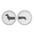 Search for dog cufflinks Dachshund