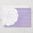 Search for dahlia bridal shower invitations Purple