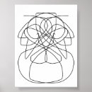 Search for abstract line drawings posters Simple
