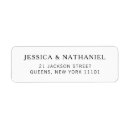 Search for wedding return address labels Modern