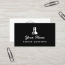 Search for chess business cards Teacher
