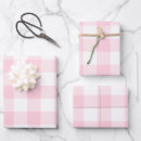 Search for pink plaid wrapping paper Pattern