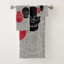Search for skulls bath towels Bones
