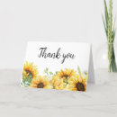Search for sunflower thank you cards Rustic