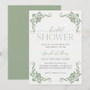 Search for french bridal shower invitations Calligraphy