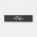 Search for metal door signs Monogrammed