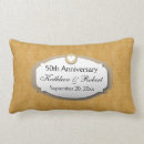 Search for 50th wedding anniversary pillows Damask