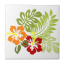 Search for red flower tiles Hawaii