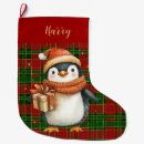 Search for penguin christmas stockings Festive
